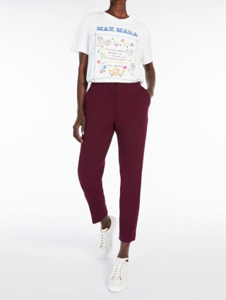 Кремова футболка MAX MARA : фото 4 - Invogue