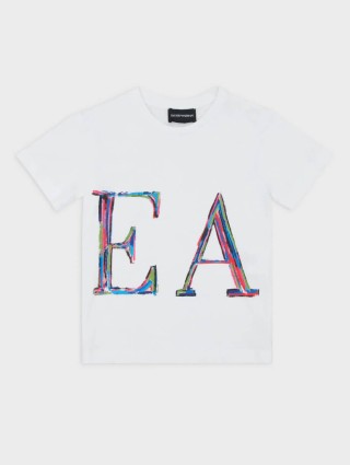 Біла футболка EMPORIO ARMANI KIDS : фото - Invogue