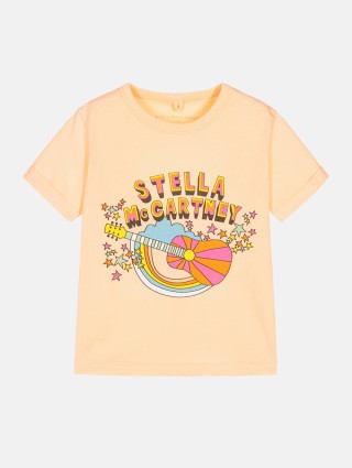 Рожева футболка STELLA MCCARTNEY KIDS : фото - Invogue