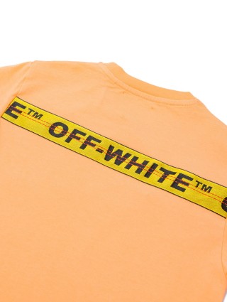Жовта футболка OFF-WHITE KIDS : фото 3 - Invogue