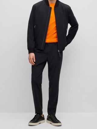 Помаранчева футболка BOSS : фото 4 - Invogue