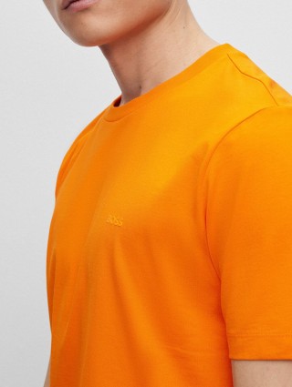 Помаранчева футболка BOSS : фото 3 - Invogue