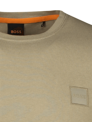 Бежева футболка BOSS : фото 2 - Invogue