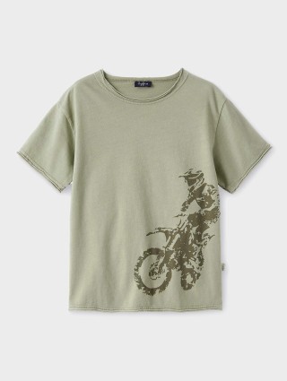 Зелёная футболка IL GUFO: фото - Invogue