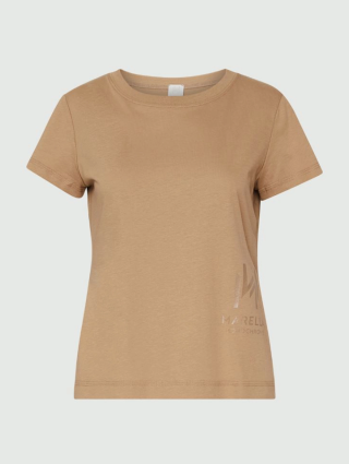 Бежевая футболка MARELLA: фото - Invogue