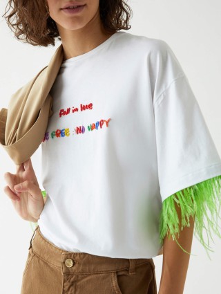 Біла футболка I BLUES : фото 1 - Invogue