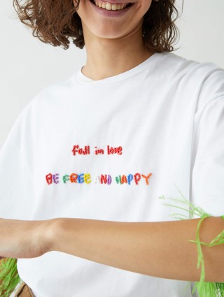 Біла футболка I BLUES : фото 3 - Invogue