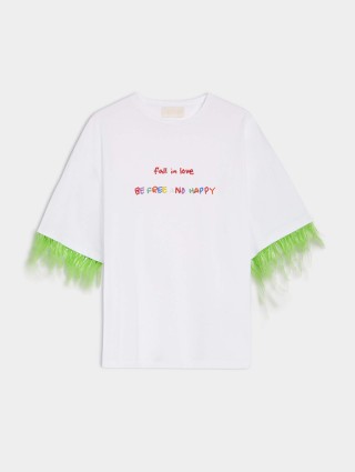 Біла футболка I BLUES : фото - Invogue