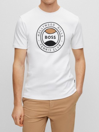 Біла футболка BOSS : фото 1 - Invogue