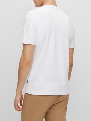 Біла футболка BOSS : фото 2 - Invogue