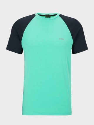 Зелёная футболка BOSS: фото - Invogue