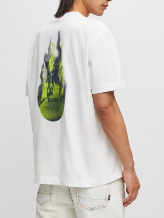 Біла футболка BOSS : фото 2 - Invogue