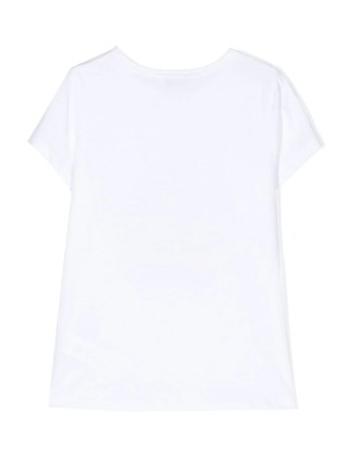 Біла футболка LANVIN KIDS: фото 1 - Invogue