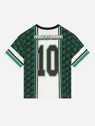 Зелена футболка DOLCE&GABBANA KIDS : фото 1 - Invogue