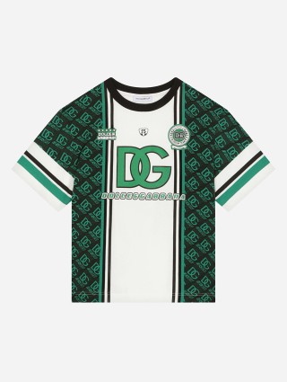Зелена футболка DOLCE&GABBANA KIDS : фото - Invogue
