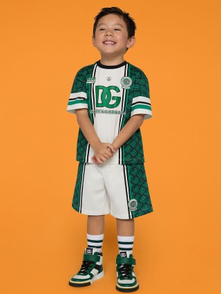 Зелена футболка DOLCE&GABBANA KIDS : фото 2 - Invogue