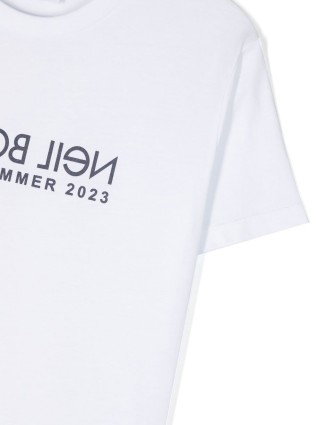 Біла футболка NEIL BARRETT : фото 2 - Invogue