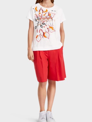 Біла футболка MARC CAIN : фото 4 - Invogue