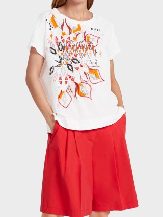 Біла футболка MARC CAIN : фото 1 - Invogue