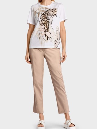 Бежева футболка MARC CAIN : фото 4 - Invogue