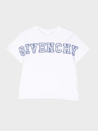 Біла футболка GIVENCHY KIDS: фото - Invogue