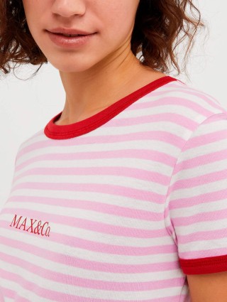Рожева футболка MAX&CO : фото 3 - Invogue