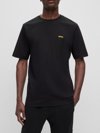 Чорна футболка BOSS : фото 1 - Invogue