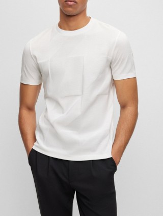 Біла футболка BOSS : фото 1 - Invogue