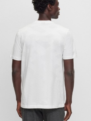 Біла футболка BOSS : фото 2 - Invogue