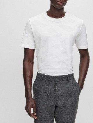 Біла футболка BOSS : фото 1 - Invogue