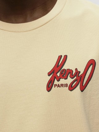 Бежева футболка KENZO : фото 2 - Invogue