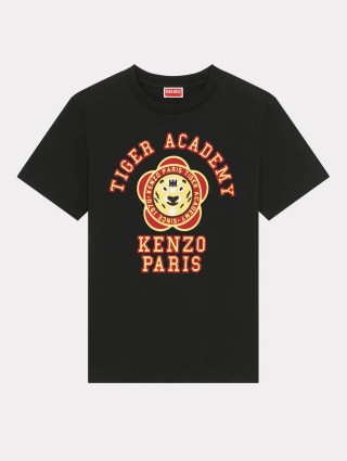 Чёрная футболка KENZO: фото - Invogue