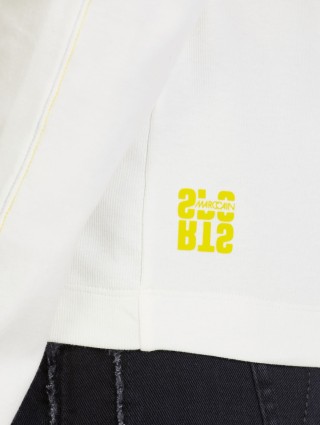 Белая футболка MARC CAIN: фото 4 - Invogue