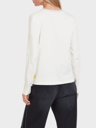 Белая футболка MARC CAIN: фото 2 - Invogue