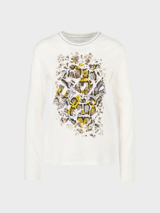 Белая футболка MARC CAIN: фото - Invogue