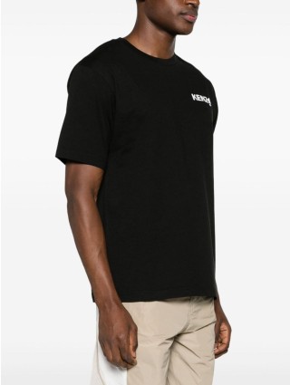 Чорна футболка Kenzo з логотипом Boke: фото 1 - Invogue