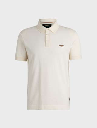 Біла футболка Boss жакардова: фото - Invogue