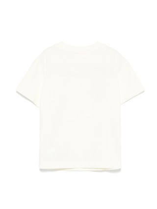 Кремова футболка PALM ANGELS з ведмедиком-янголом: фото 1 - Invogue