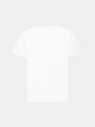 Біла футболка BALMAIN KIDS з бавовни: фото 1 - Invogue