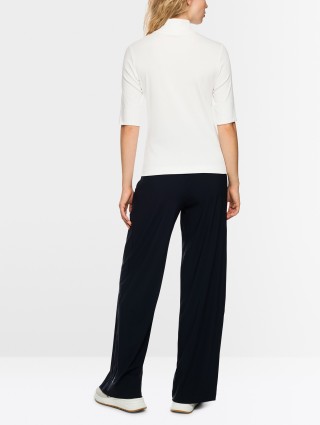 Біла футболка MARC CAIN з еластичної бавовни: фото 3 - Invogue