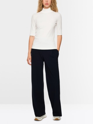 Біла футболка MARC CAIN з еластичної бавовни: фото 1 - Invogue