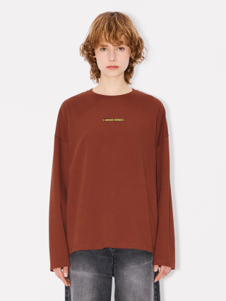 Червона футболка KENZO з бавовни: фото 2 - Invogue