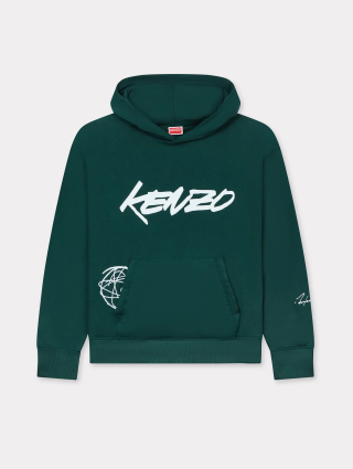 Зелене худі KENZO з бавовни: фото - Invogue
