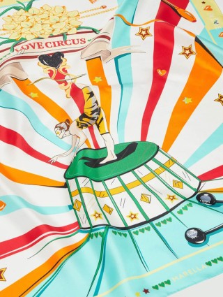 Голубой платок MARELLA: фото 2 - Invogue