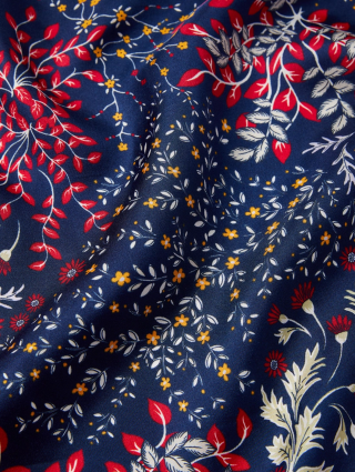 Бузкова хустка MARINA RINALDI шовкова: фото 3 - Invogue