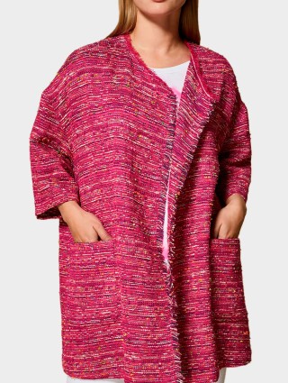 Розовый кардиган MARINA RINALDI: фото - Invogue