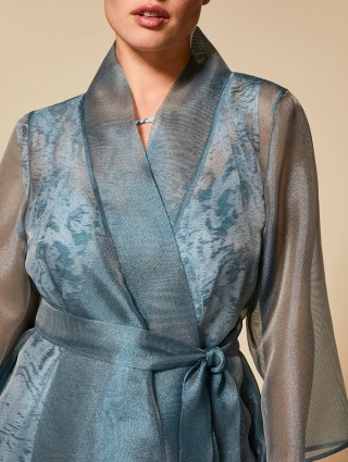 Блакитний кардиган MARINA RINALDI : фото 2 - Invogue