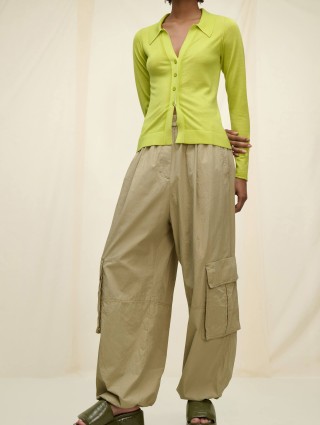 Зелёный кардиган DOROTHEE SCHUMACHER: фото 2 - Invogue