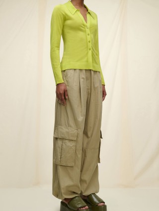 Зелёный кардиган DOROTHEE SCHUMACHER: фото 3 - Invogue