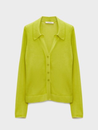 Зелёный кардиган DOROTHEE SCHUMACHER: фото - Invogue